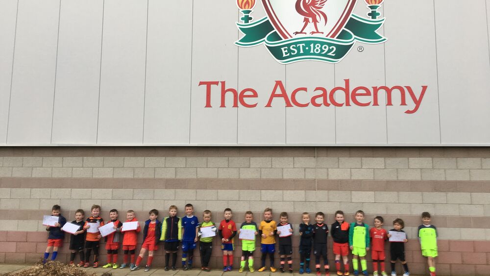 Ormskirk FC Kidz visit the Liverpool FC Academy