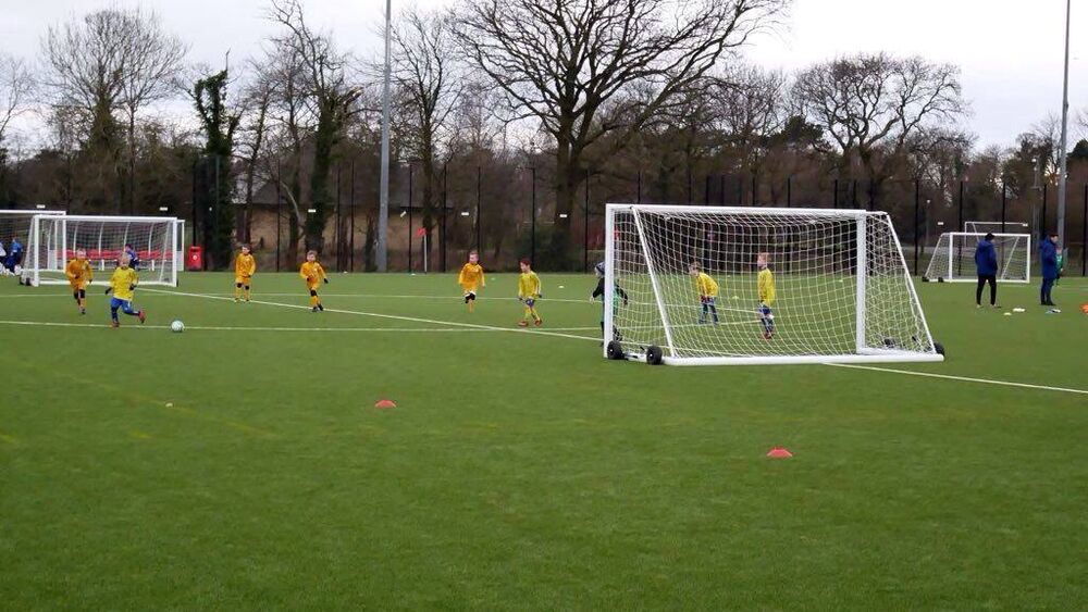 Ormskirk FC U7s Play against Preston North End at their Academy