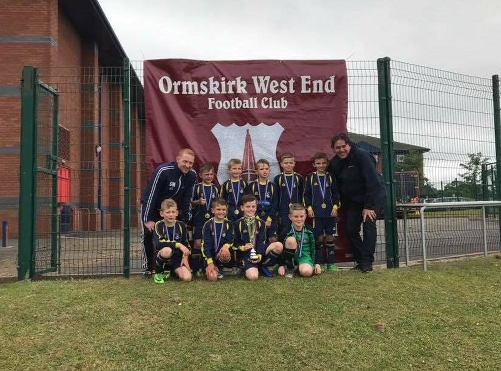 Under 8s win the Ormskirk West End Tournament